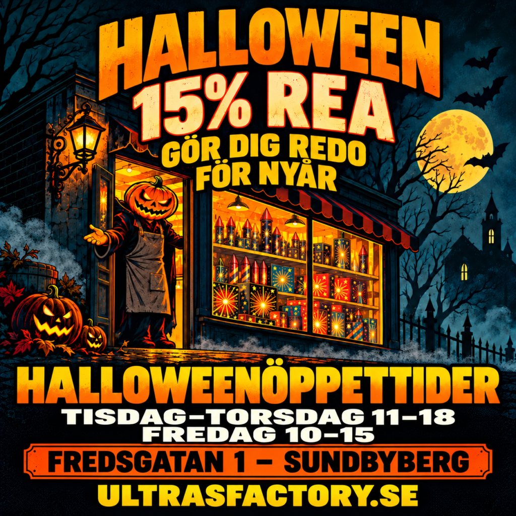 Halloweenowy Plakat Sklepu Z Godzinami Otwarcia